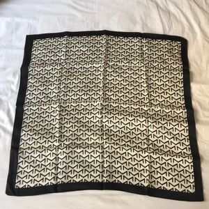 Madonna H&M silk scarf neckerchief new black white